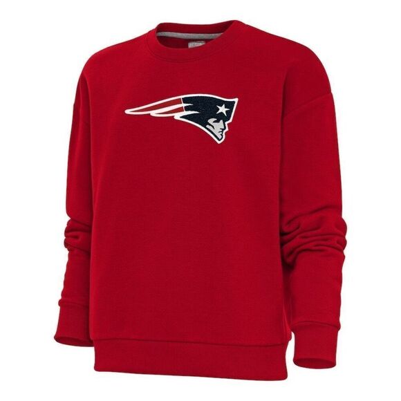 NFL New England Patriots Victory Chenille Crewneck  #87 Gronkowski Sweatshirt L - Picture 1 of 9